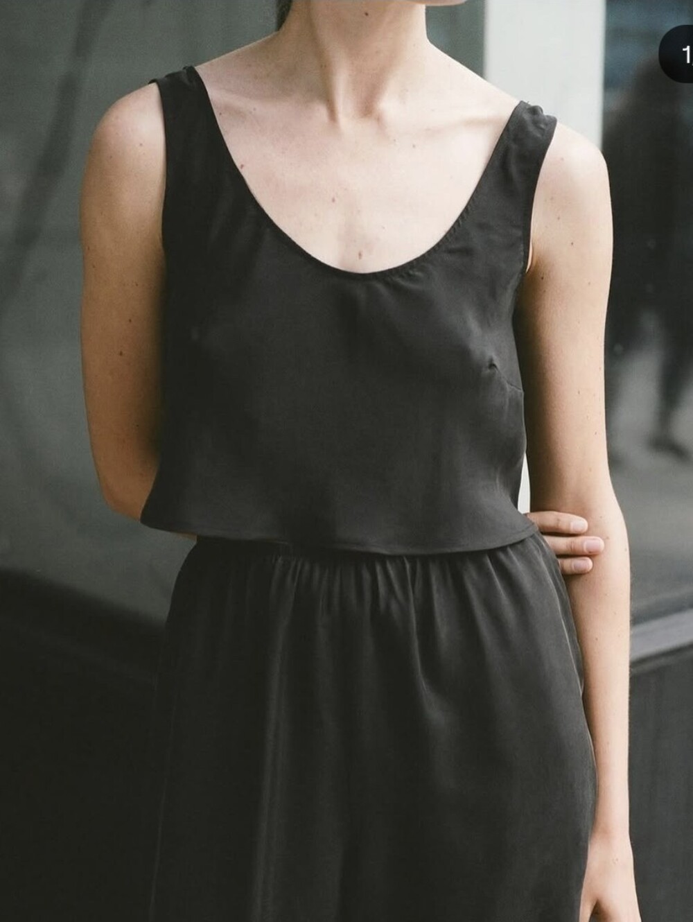 Shaina Mote Murano Camisole in Soft Black